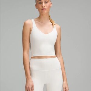 white lululemon align tank